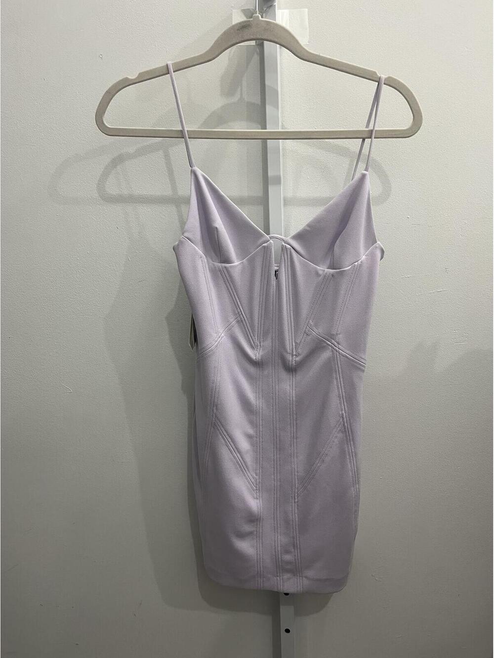 Lavender Spaghetti Strap Mini Dress